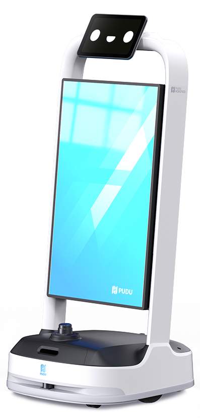 PuduBot2 with advertising screen